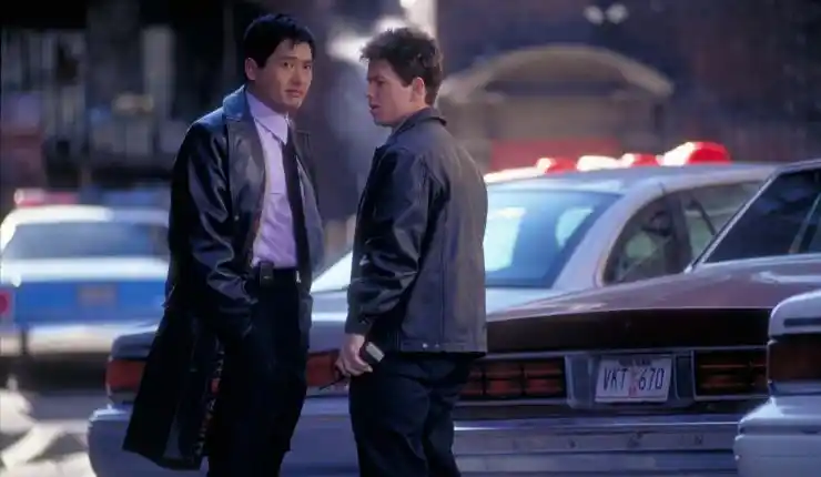 Chow Yun Fat and Mark Whalberg in The Corruptor