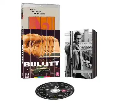 Blu-ray artwork from Arrow Video for Bullit
