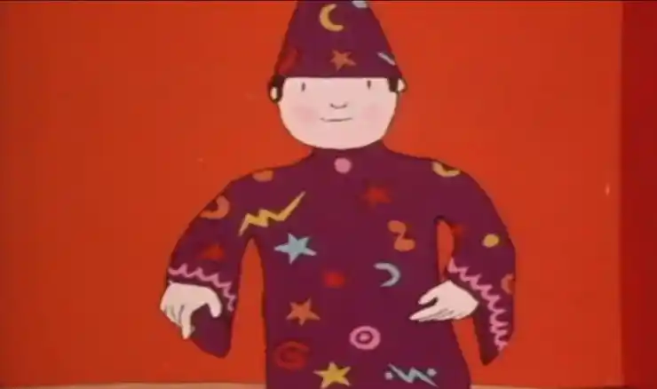 Mr Benn as a magician in BBC Children's tv show