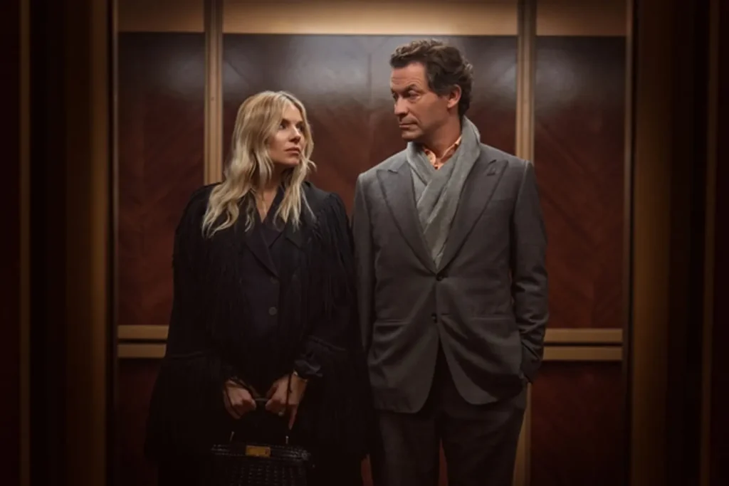 Sienna Miller and Dominic West in War