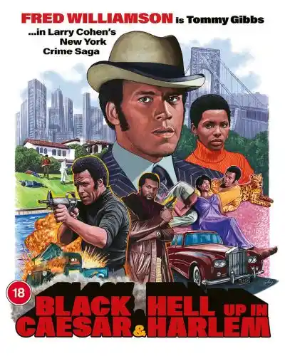 Eureka Entertainment artwork for Black Cesar and Hell up in harlem Blu-ray