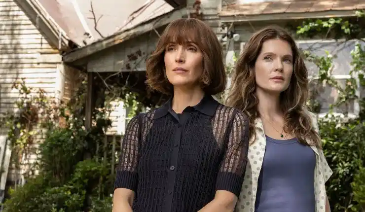 2 women look at something in The Good Daughter